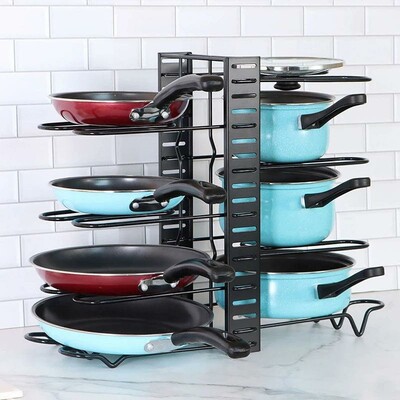 Pots and Pans Organizer Rack